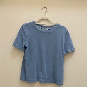 Zara- Blue T shirt M
